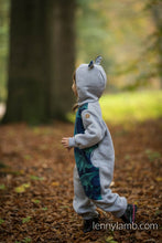 Load image into Gallery viewer, Jumpsuit - GRAY MELANGE & JURASSIC PARK - EVOLUTION - Begagnad