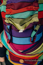 Laden Sie das Bild in den Galerie-Viewer, LennyHybrid Half Buckle Carrier - CAROUSEL OF COLORS - 100% bomull - Standard