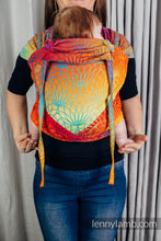 Load image into Gallery viewer, Wrap-Tai Carrier - RAINBOW LOTUS - 100% cotton