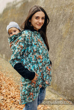 Ladda upp bild till gallerivisning, Asymmetrical Hoodie - Tropical Garden - Utförsäljning!