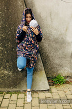 Ladda upp bild till gallerivisning, Asymmetrical Hoodie - Vintage Flowers