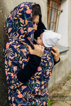 Ladda upp bild till gallerivisning, Asymmetrical Hoodie - Vintage Flowers