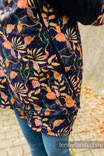Ladda upp bild till gallerivisning, Asymmetrical Hoodie - Vintage Flowers
