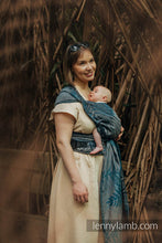 Load image into Gallery viewer, LennyHybrid Half Buckle Carrier - RAINFOREST - NOCTURNAL - 54% Cotton, 46% Tencel™ - Standard