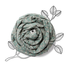 Ladda upp bild till gallerivisning, Coracor Tinyflower Green trikåsjal