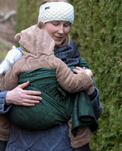 Load image into Gallery viewer, Vanamo Woven Wrap - Kide Nokkonen - 40% organic cotton, 30% linen, 30% merino wool