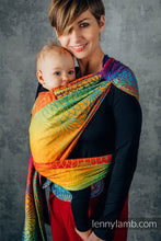 Ladda upp bild till gallerivisning, LennyHybrid Half Buckle Carrier - RAINBOW LOTUS - 100% bomull - Standard
