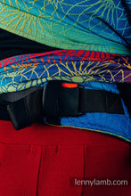 Ladda upp bild till gallerivisning, LennyHybrid Half Buckle Carrier - RAINBOW LOTUS - 100% bomull - Standard