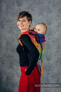 Lenny Buckle Onbuhimo Carrier - RAINBOW LOTUS - 100% bomull