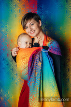 Load image into Gallery viewer, Ring sling - RAINBOW LOTUS - 100% cotton