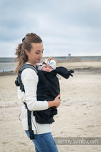 Load image into Gallery viewer, Lenny Lamb Softshell Cover for baby carrier/wrap - BLACK