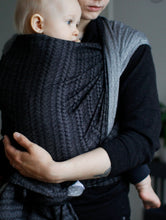 Load image into Gallery viewer, Vanamo Woven Wrap - Solki Graniitti Dark - 100% organic cotton
