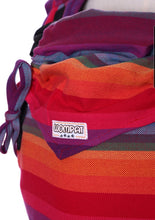 Load image into Gallery viewer, Wompat ILO Wrap Tai Spectra Red - 100% organic cotton