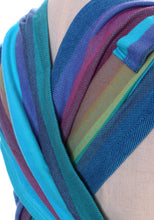 Load image into Gallery viewer, Wompat ILO Wrap Tai Spectra Blue - 100% organic cotton