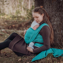 Ladda upp bild till gallerivisning, Vanamo Woven Wrap/Vävd sjal - Solki Puro, newborn - 100% ekologisk bomull