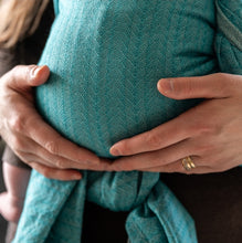 Ladda upp bild till gallerivisning, Vanamo Woven Wrap/Vävd sjal - Solki Puro, newborn - 100% ekologisk bomull