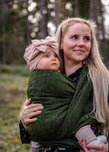 Load image into Gallery viewer, Vanamo Woven Wrap/Woven wrap - Kide Lehto - 30% organic cotton, 30% bourette silk, 25% hemp, 15% merino wool