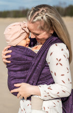 Load image into Gallery viewer, Vanamo Woven Wrap - Kide Krookus - 55% organic cotton, 30% linen, 15% bourette silk