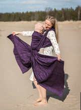 Load image into Gallery viewer, Vanamo Woven Wrap - Kide Krookus - 55% organic cotton, 30% linen, 15% bourette silk