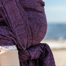 Load image into Gallery viewer, Vanamo Woven Wrap - Kide Krookus - 55% organic cotton, 30% linen, 15% bourette silk