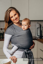 Load image into Gallery viewer, Stretchy wrap Baby Sling - ANTHRACITE