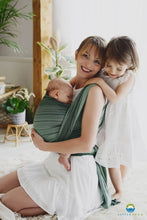 Laden Sie das Bild in den Galerie-Viewer, Little Frog Baby Wrap - Bamboo Verdelit - 75% kammad bomull, 25% bambu