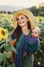 Laden Sie das Bild in den Galerie-Viewer, Little Frog Ringsjal - Lovely Nightfall - 100% kammad bomull