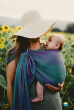 Laden Sie das Bild in den Galerie-Viewer, Little Frog Ringsjal - Lovely Nightfall - 100% kammad bomull