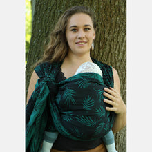 Load image into Gallery viewer, Yaro vävd sjal - Bahamas Black Emerald - 100% bomull - Utförsäljning!