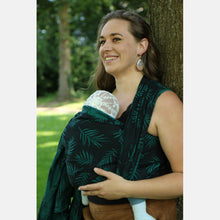 Load image into Gallery viewer, Yaro vävd sjal - Bahamas Black Emerald - 100% bomull - Utförsäljning!