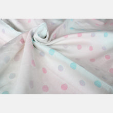 Laden Sie das Bild in den Galerie-Viewer, Yaro ringsjal - Dots Pastel Rainbow Ring Sling - 100% bomull