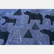 Ladda upp bild till gallerivisning, Yaro vävd sjal - Mama Bear Duo Black Ice/Blue Wool Linen - 45% bomull, 30% ull, 25% linne - Utförsäljning!
