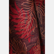 Laden Sie das Bild in den Galerie-Viewer, Yaro ringsjal - Oasis Duo Lila Beige Bordeaux Wool Blend Ring Sling - 50% ull, 40% bomull, 10% silke - Utförsäljning!