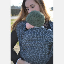 Load image into Gallery viewer, Yaro woven wrap - Pussycat Black Gray - 100% cotton