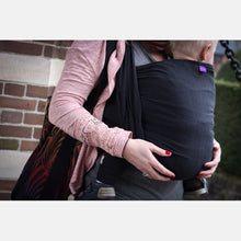 Ladda upp bild till gallerivisning, Yaro ringsjal - Turtle Black Ring Sling - 100% bomull