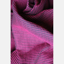 Ladda upp bild till gallerivisning, Yaro vävd sjal - Waffles Black Pink - 100% bomull
