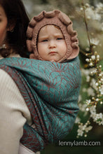 Laden Sie das Bild in den Galerie-Viewer, Lenny Lamb Woven Baby Wrap/Vävd sjal - LOTUS - SEEDPOD - 61% bomull, 39% tussah silke
