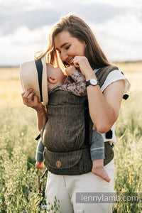 LennyLight Carrier - ARROW - WOOD - 100% linen
