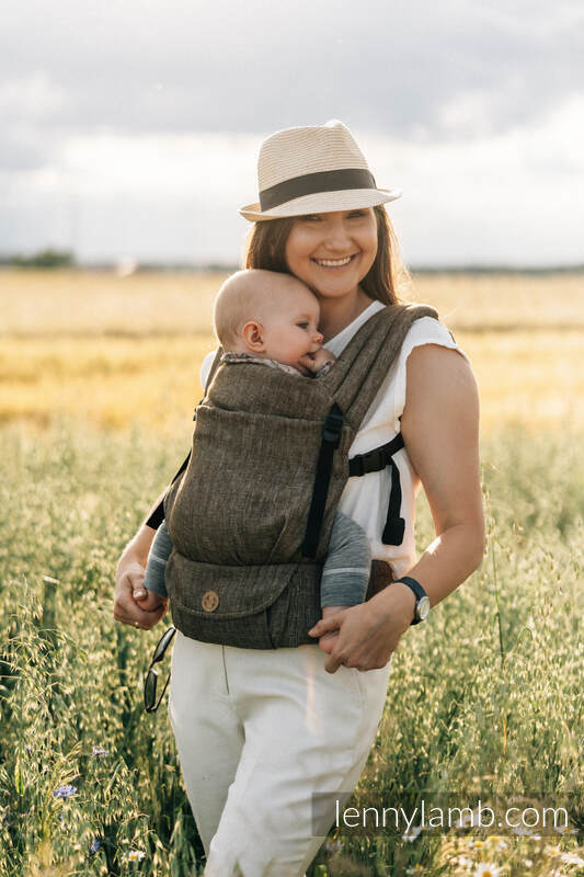 LennyLight Carrier - ARROW - WOOD - 100% linen