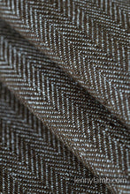Load image into Gallery viewer, Lenny Lamb Woven Baby Wrap - ARROW - WOOD - 100% linen
