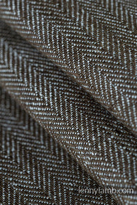 Lenny Lamb Woven Baby Wrap - ARROW - WOOD - 100% linen