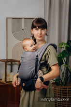 Laden Sie das Bild in den Galerie-Viewer, LennyLight Carrier - LITTLE HERRINGBONE OMBRE GREY - 100% bomull
