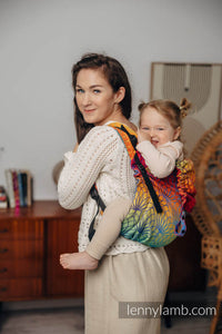 Onbuhimo PRO Carrier - RAINBOW LOTUS - 100% Bomull