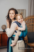 Laden Sie das Bild in den Galerie-Viewer, LennyHybrid Half Buckle Carrier - AIRGLOW - 100% bomull - Preschool

