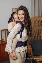 Laden Sie das Bild in den Galerie-Viewer, LennyPreschool Carrier - WILD WINE - BOUQUET - 100% bomull
