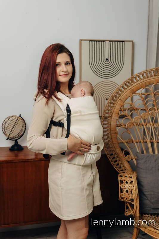 LennyLight Carrier - LITTLE HERRINGBONE LUCE - 100% bomull