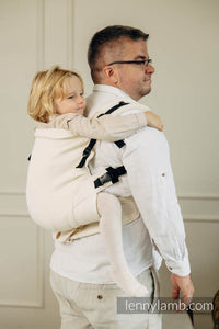 LennyPreschool Carrier - LITTLE HERRINGBONE LUCE - 100% bomull