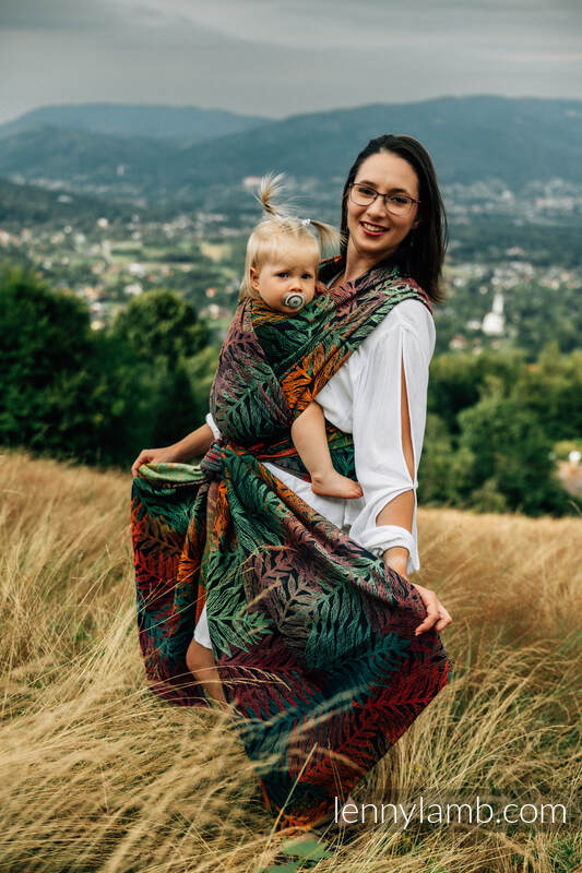 Lenny Lamb Woven Baby Wrap/Vävd sjal - RAINFOREST - DIVERSE - 100% bomull