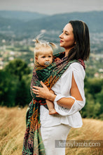 Laden Sie das Bild in den Galerie-Viewer, Lenny Lamb Woven Baby Wrap/Vävd sjal - RAINFOREST - DIVERSE - 100% bomull
