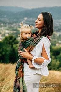 Lenny Lamb Woven Baby Wrap/Vävd sjal - RAINFOREST - DIVERSE - 100% bomull